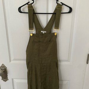 WeWoreWhat Linen Overalls